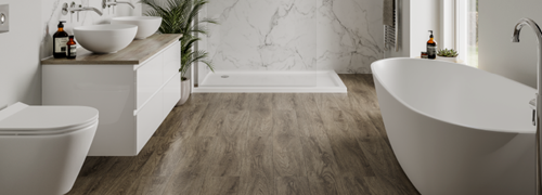 Alternative to bathroom tiles