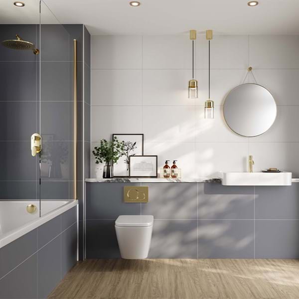 Monument Grey Paneele in Fliesenoptik