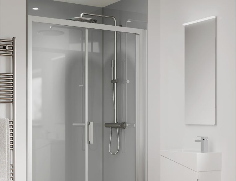 Acrylic bathroom wall panels