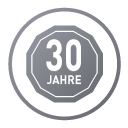 30 Jahre Garantie